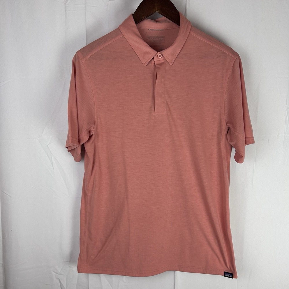 Patagonia Men's Polo Shirt - Soft Coral